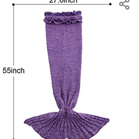 New Mermaid Tail Blankey Quilt Sleepingbag FUN GIFT - Picture 6 of 9